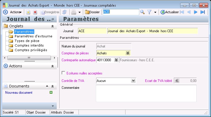 Journaux Comptables